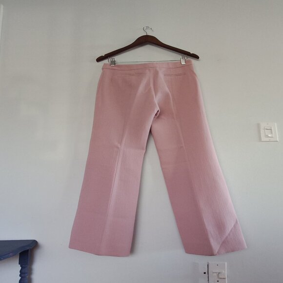 AGNONA rose pink wide leg dress pants - Picture 3 of 15